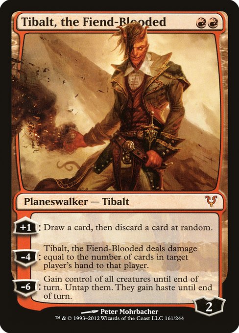 Magic the Gathering Card - Tibalt, the Fiend-Blooded - MTG Circle