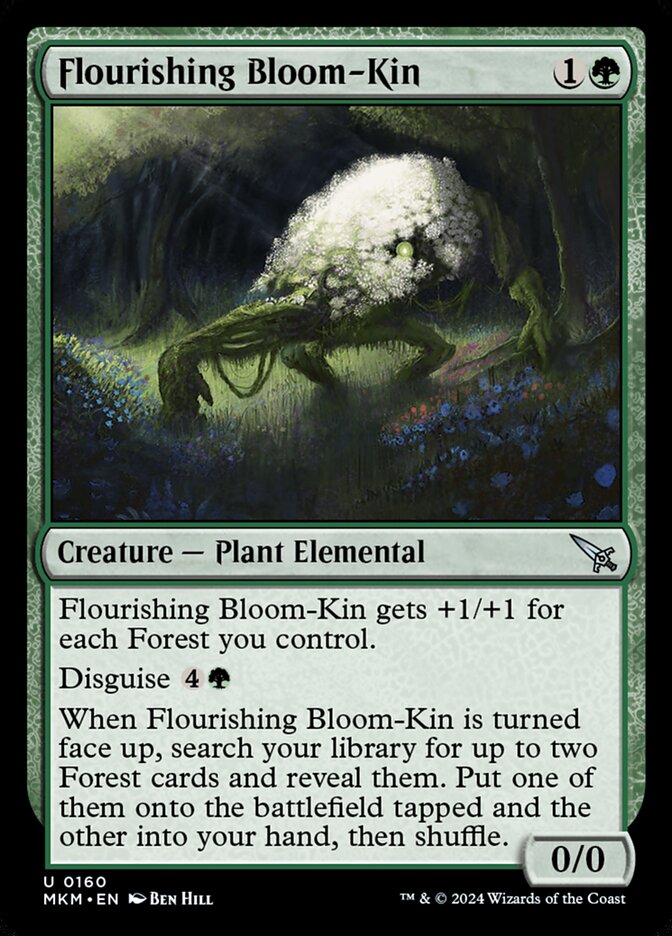 Magic the Gathering Card - Flourishing Bloom-Kin - MTG Circle