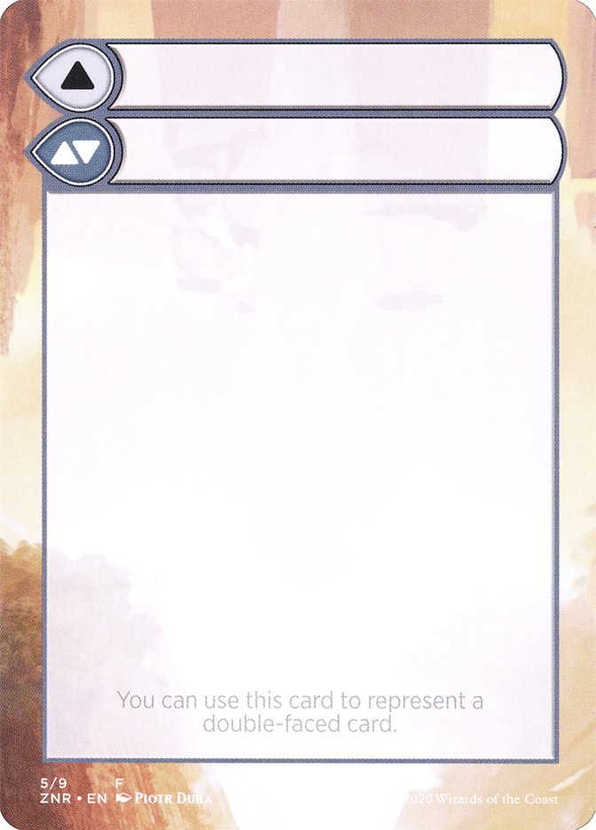 Magic the Gathering Card - Double-Faced Substitute Card - MTG Circle