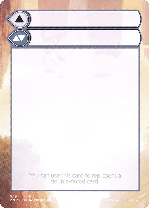 Magic the Gathering Card - Double-Faced Substitute Card - MTG Circle