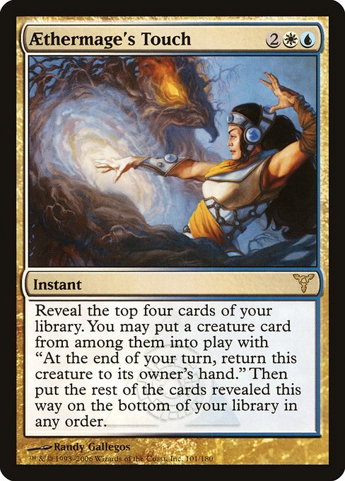 Magic the Gathering Card - Aethermage's Touch - MTG Circle