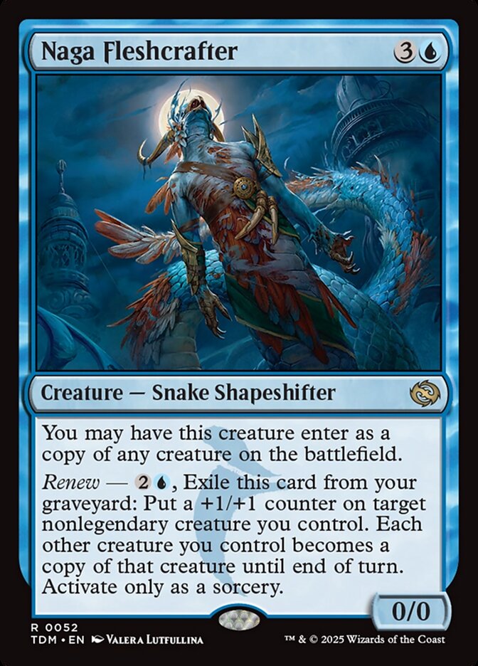 Magic the Gathering Card - Naga Fleshcrafter - MTG Circle