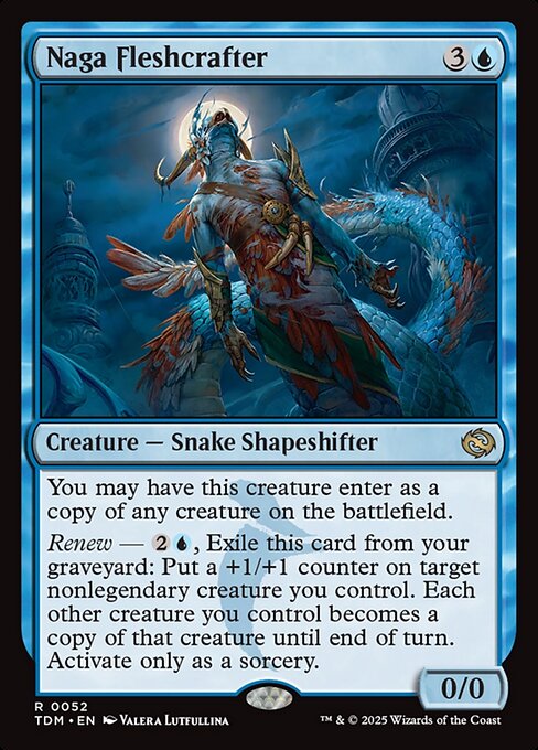 Magic the Gathering Card - Naga Fleshcrafter - MTG Circle