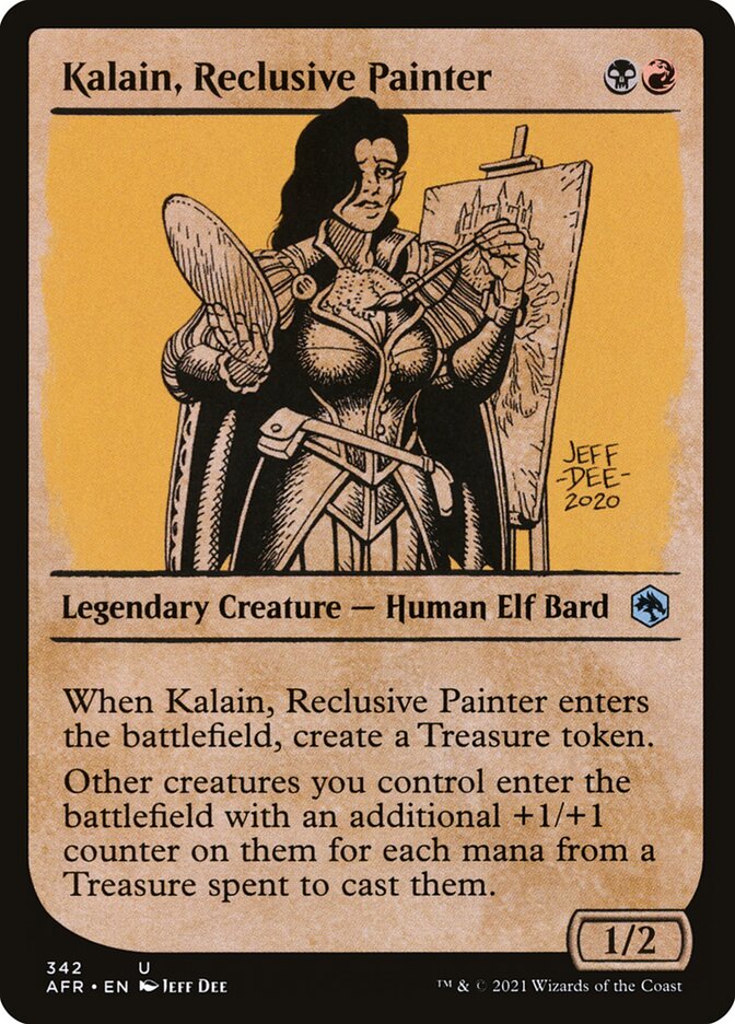 Magic the Gathering Card - Kalain, Reclusive Painter - MTG Circle
