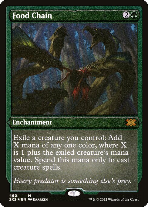 Magic the Gathering Card - Food Chain - MTG Circle