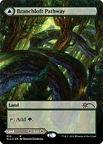 Magic the Gathering Card - Branchloft Pathway // Boulderloft Pathway - MTG Circle