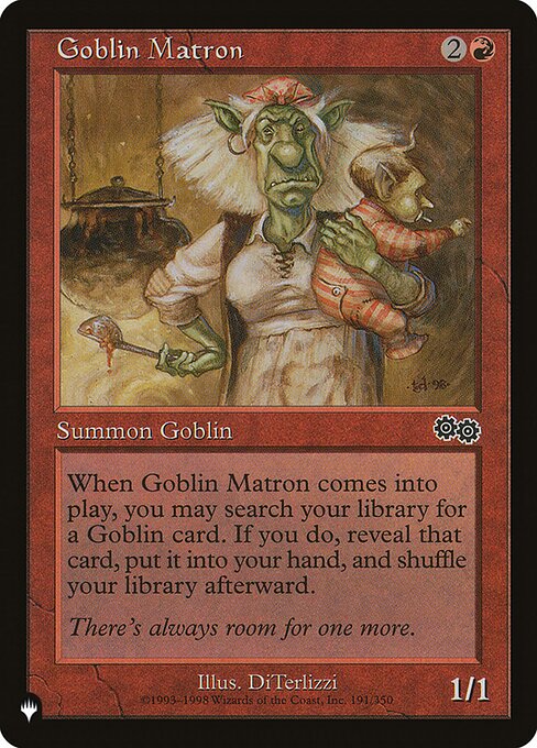 Magic the Gathering Card - Goblin Matron - MTG Circle