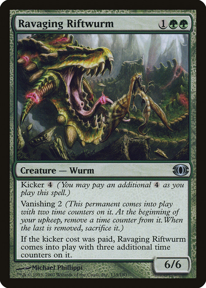 Magic the Gathering Card - Ravaging Riftwurm - MTG Circle