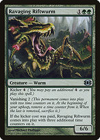 Magic the Gathering Card - Ravaging Riftwurm - MTG Circle