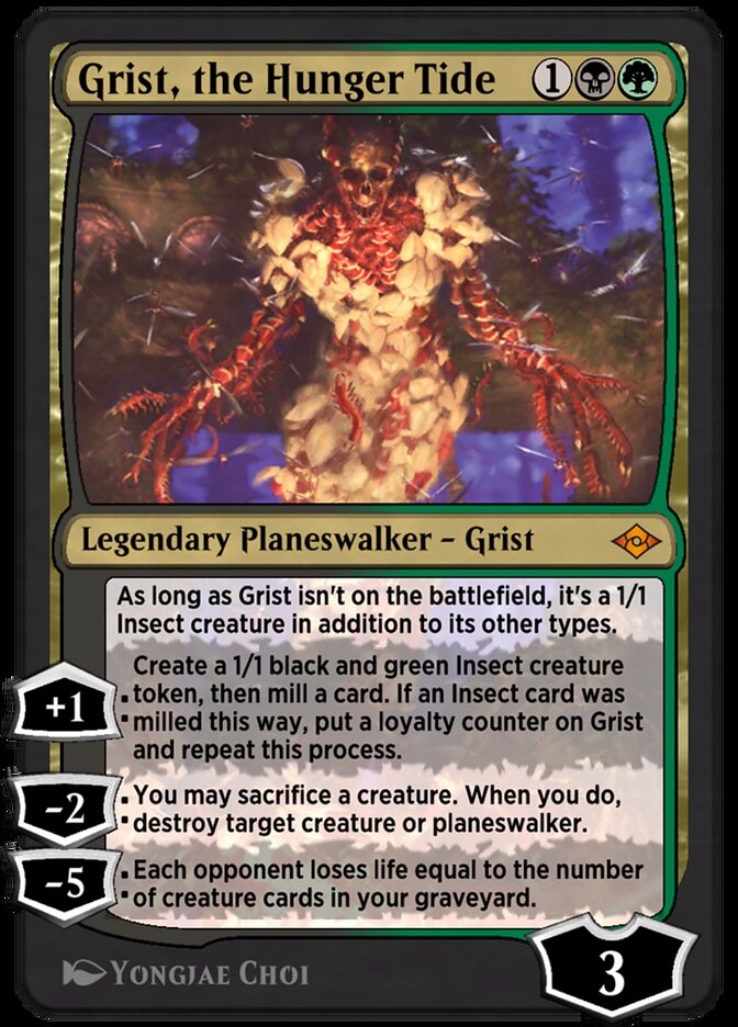 Magic the Gathering Card - Grist, the Hunger Tide - MTG Circle