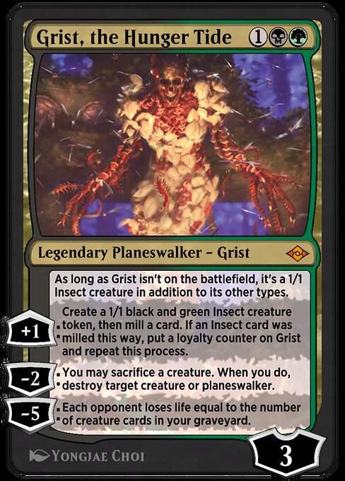 Magic the Gathering Card - Grist, the Hunger Tide - MTG Circle