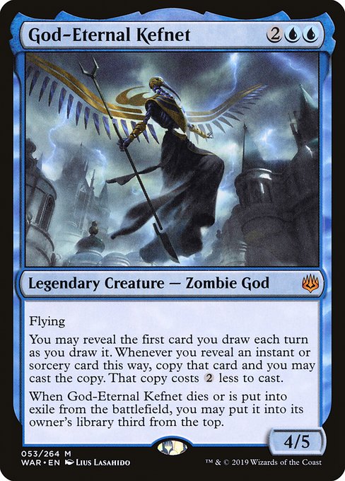 Magic the Gathering Card - God-Eternal Kefnet - MTG Circle