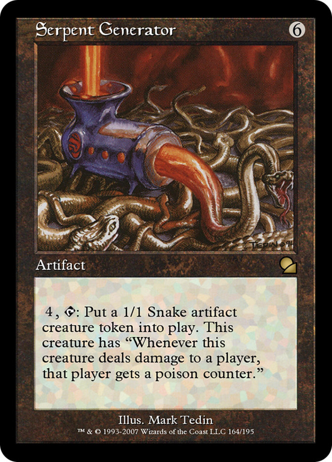 Magic the Gathering Card - Serpent Generator - MTG Circle