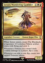 Magic the Gathering Card - Setzer, Wandering Gambler - MTG Circle