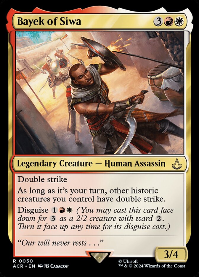 Magic the Gathering Card - Bayek of Siwa - MTG Circle