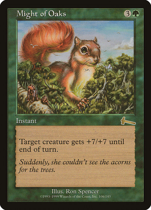 Magic the Gathering Card - Might of Oaks - MTG Circle