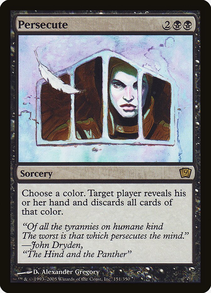 Magic the Gathering Card - Persecute - MTG Circle