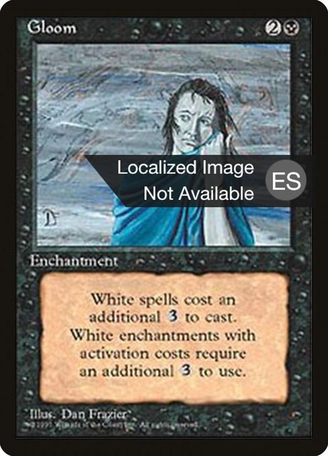 Magic the Gathering Card - Gloom - MTG Circle