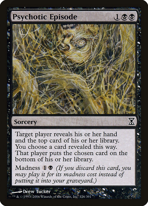 Magic the Gathering Card - Psychotic Episode - MTG Circle