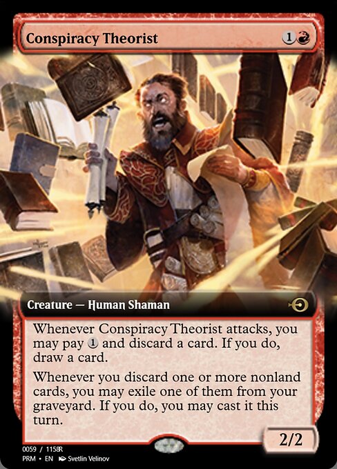 Magic the Gathering Card - Conspiracy Theorist - MTG Circle