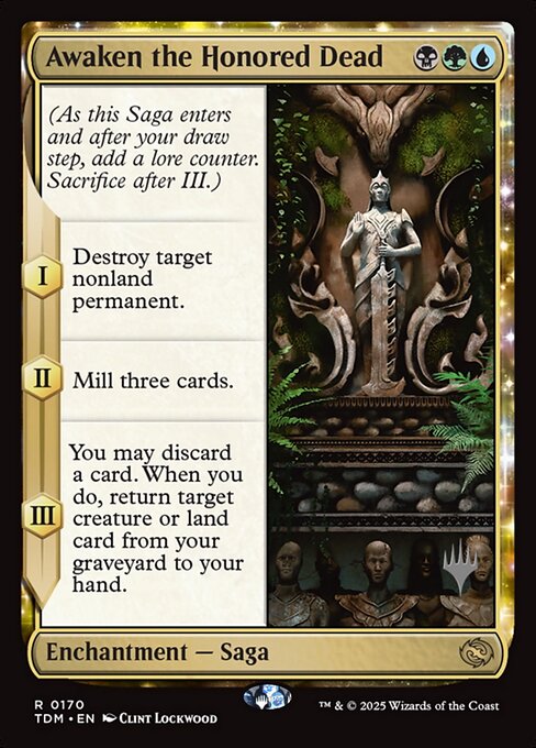 Magic the Gathering Card - Awaken the Honored Dead - MTG Circle