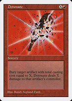 Magic the Gathering Card - Detonate - MTG Circle