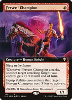 Magic the Gathering Card - Fervent Champion - MTG Circle