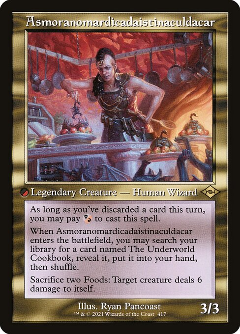 Magic the Gathering Card - Asmoranomardicadaistinaculdacar - MTG Circle