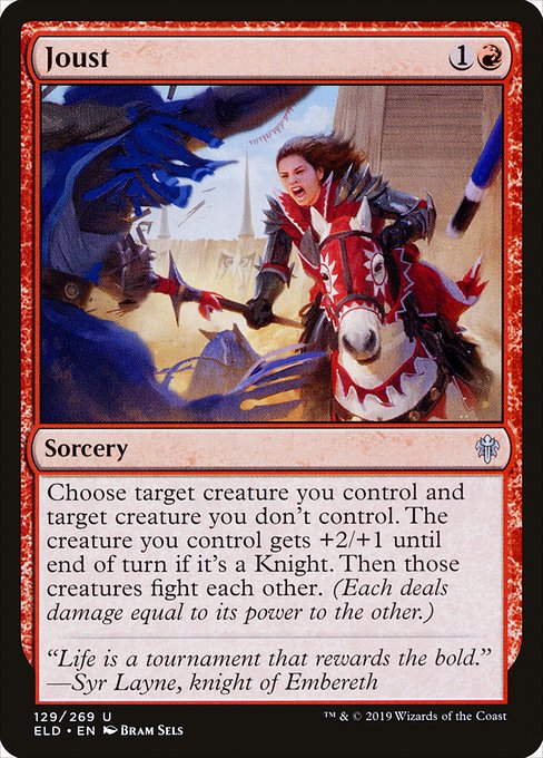 Magic the Gathering Card - Joust - MTG Circle