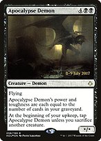 Magic the Gathering Card - Apocalypse Demon - MTG Circle