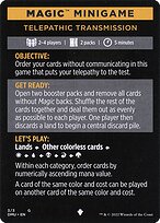 Magic the Gathering Card - Telepathic Transmission // Telepathic Transmission (cont'd) - MTG Circle