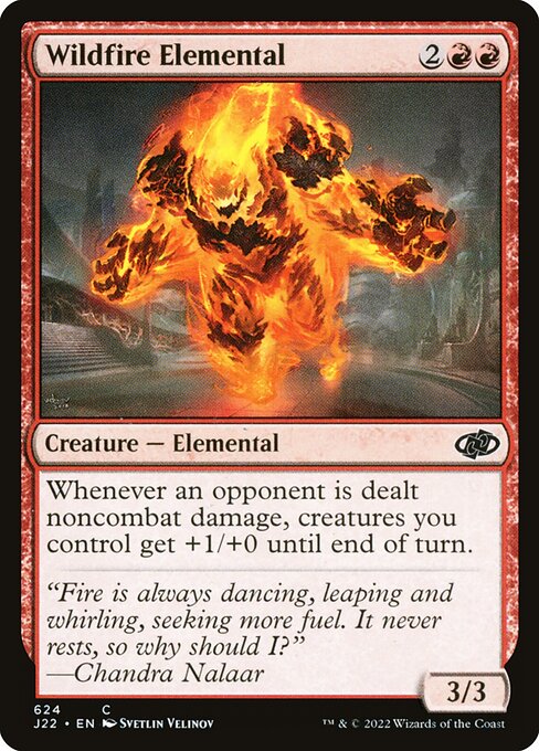 Magic the Gathering Card - Wildfire Elemental - MTG Circle