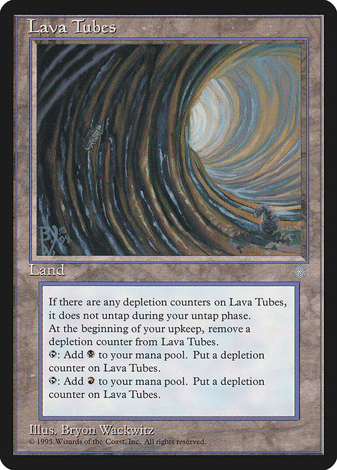 Magic the Gathering Card - Lava Tubes - MTG Circle