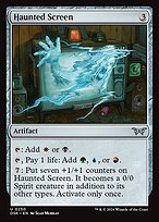 Magic the Gathering Card - Haunted Screen - MTG Circle