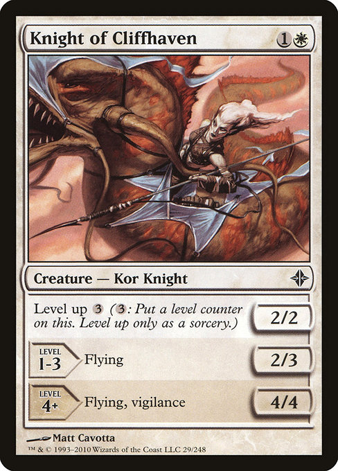 Magic the Gathering Card - Knight of Cliffhaven - MTG Circle