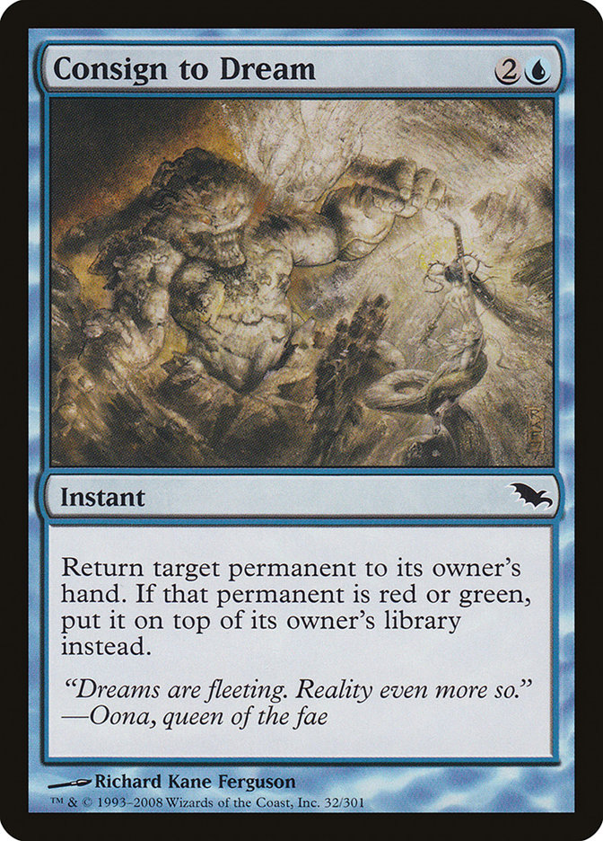 Magic the Gathering Card - Consign to Dream - MTG Circle