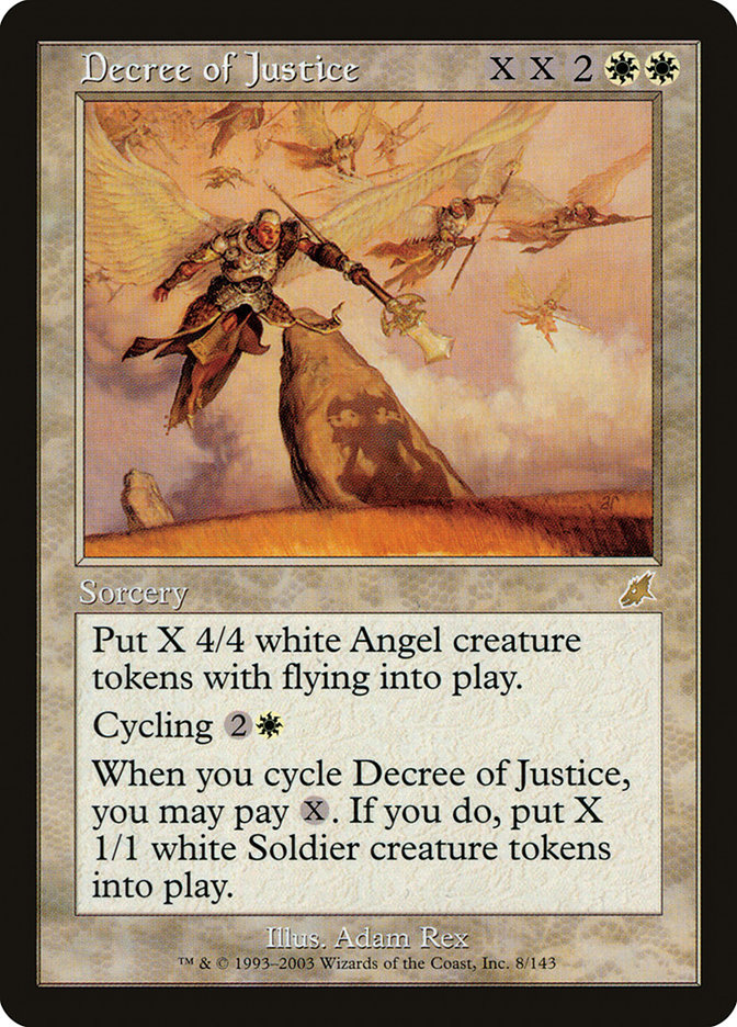 Magic the Gathering Card - Decree of Justice - MTG Circle