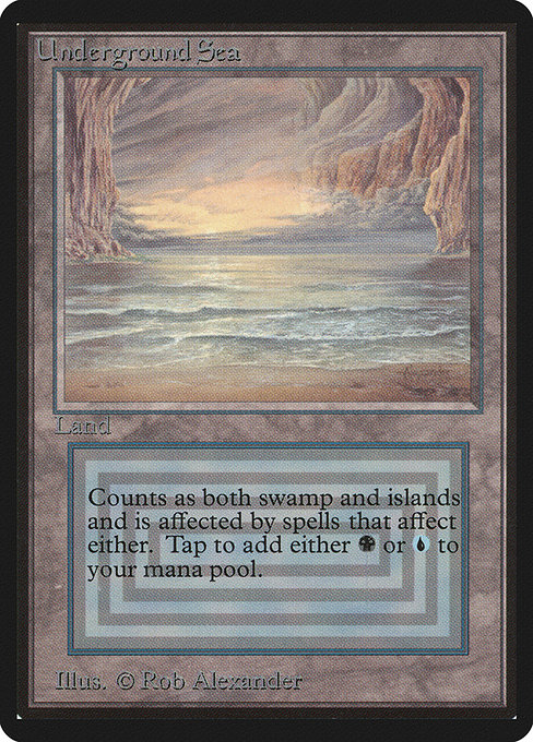 Magic the Gathering Card - Underground Sea - MTG Circle