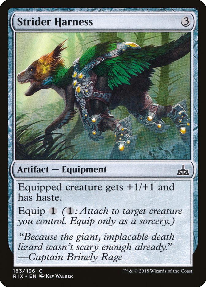 Magic the Gathering Card - Strider Harness - MTG Circle