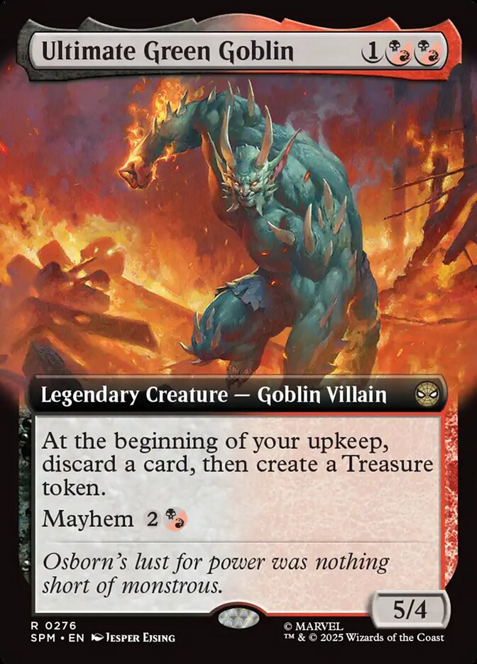 Magic the Gathering Card - Ultimate Green Goblin - MTG Circle