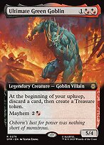 Magic the Gathering Card - Ultimate Green Goblin - MTG Circle