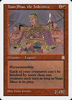 Magic the Gathering Card - Yuan Shao, the Indecisive - MTG Circle