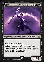 Magic the Gathering Card - Shadowheart, Cleric of Graves - MTG Circle