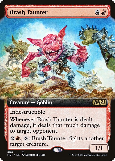 Magic the Gathering Card - Brash Taunter - MTG Circle
