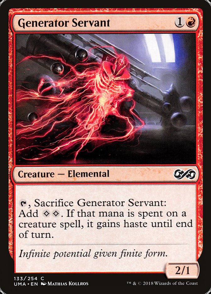 Magic the Gathering Card - Generator Servant - MTG Circle