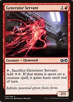Magic the Gathering Card - Generator Servant - MTG Circle
