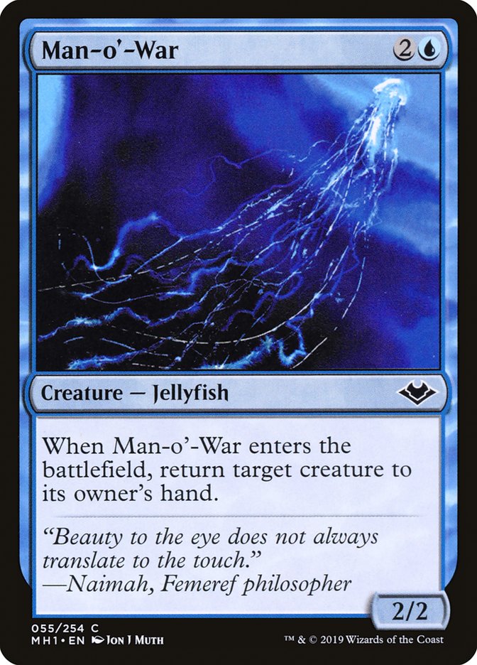 Magic the Gathering Card - Man-o'-War - MTG Circle