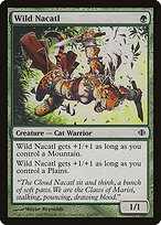 Magic the Gathering Card - Wild Nacatl - MTG Circle