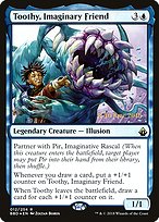 Magic the Gathering Card - Toothy, Imaginary Friend - MTG Circle