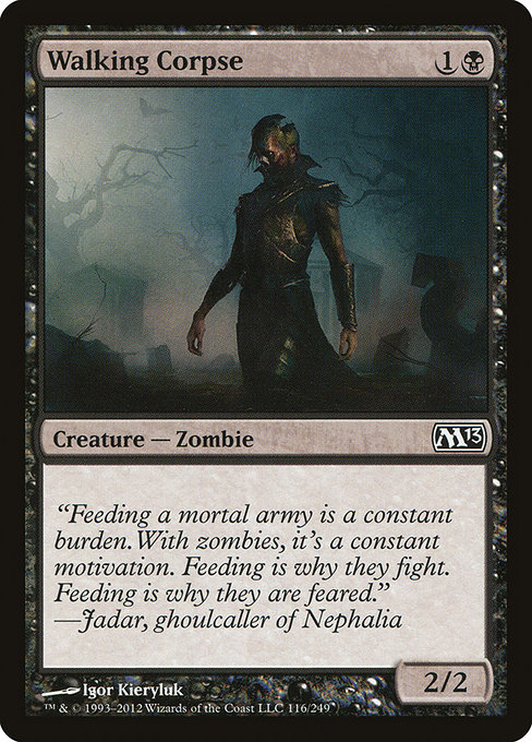Magic the Gathering Card - Walking Corpse - MTG Circle